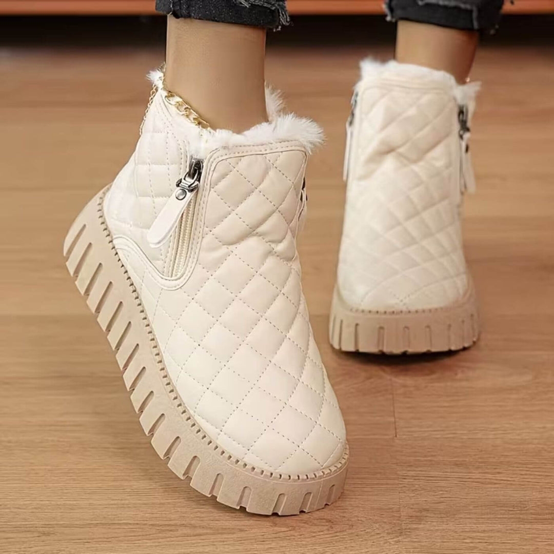 Finja™ – Warme Winterstiefel mit Kunstpelzfutter