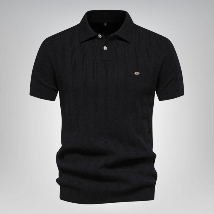 Gerhard™ - Bequemes geripptes Poloshirt (1+1 GRATIS)