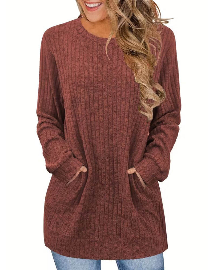 Gisela™ – Bequemer und atmungsaktiver Pullover mit Taschen