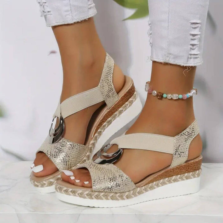 Hannah™ – Bequeme Orthopädische Keilsandalen