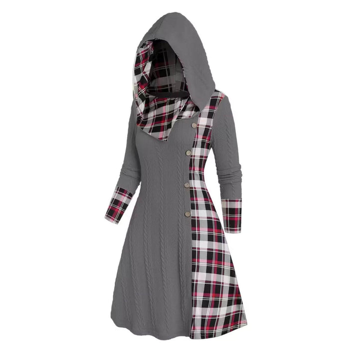 Hannah™ - Stylisches Kapuzen Kleid mit Langarm