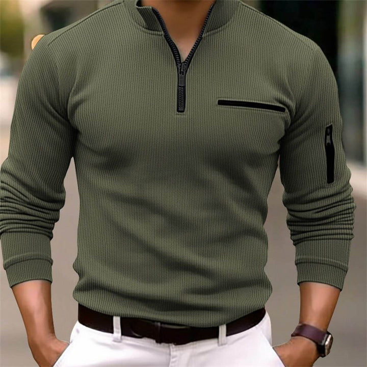 Heinz™ – Quarter Zip Langarmshirt