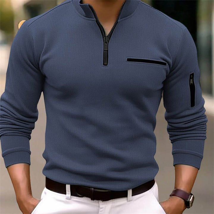 Heinz™ – Quarter Zip Langarmshirt
