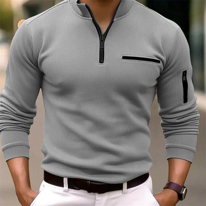 Heinz™ – Quarter Zip Langarmshirt