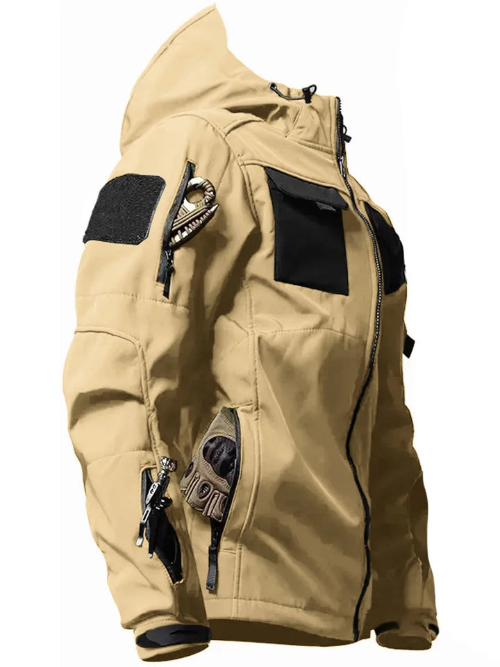 Tobias | Wasserabweisende Softshell Jacke mit Kapuze