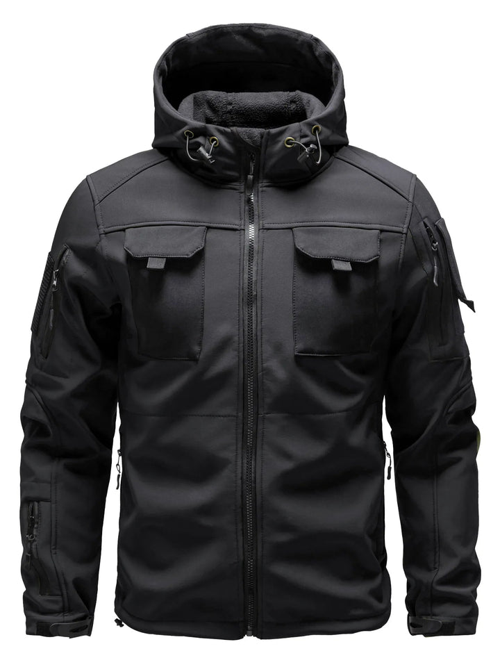 Tobias | Wasserabweisende Softshell Jacke mit Kapuze