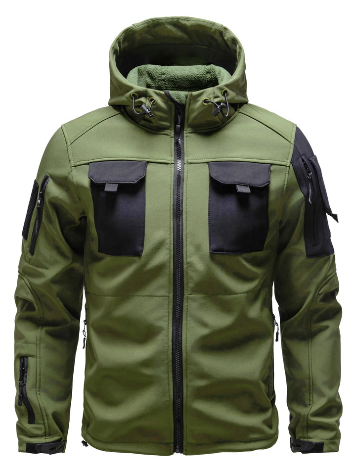 Tobias | Wasserabweisende Softshell Jacke mit Kapuze