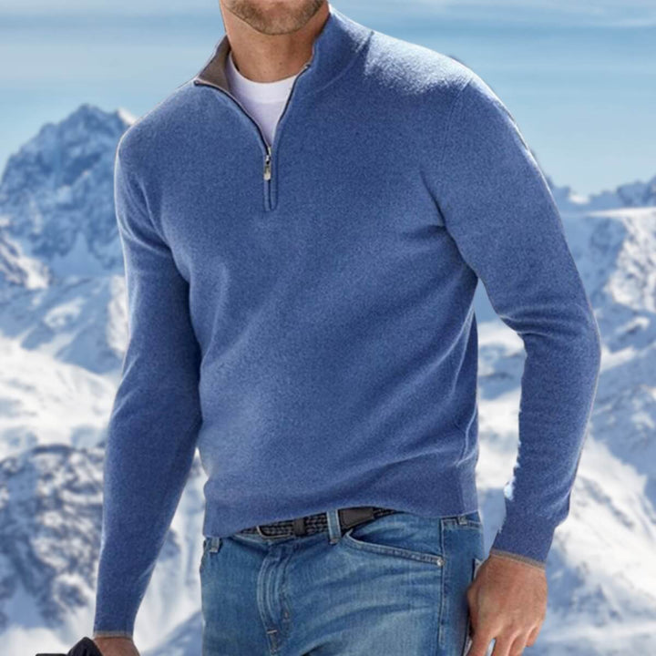 Bernhard | Pullover mit Reißverschluss