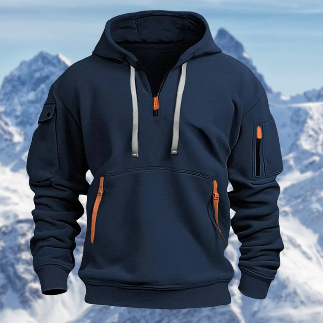 Adriano | Halber Reißverschluss Hoodie