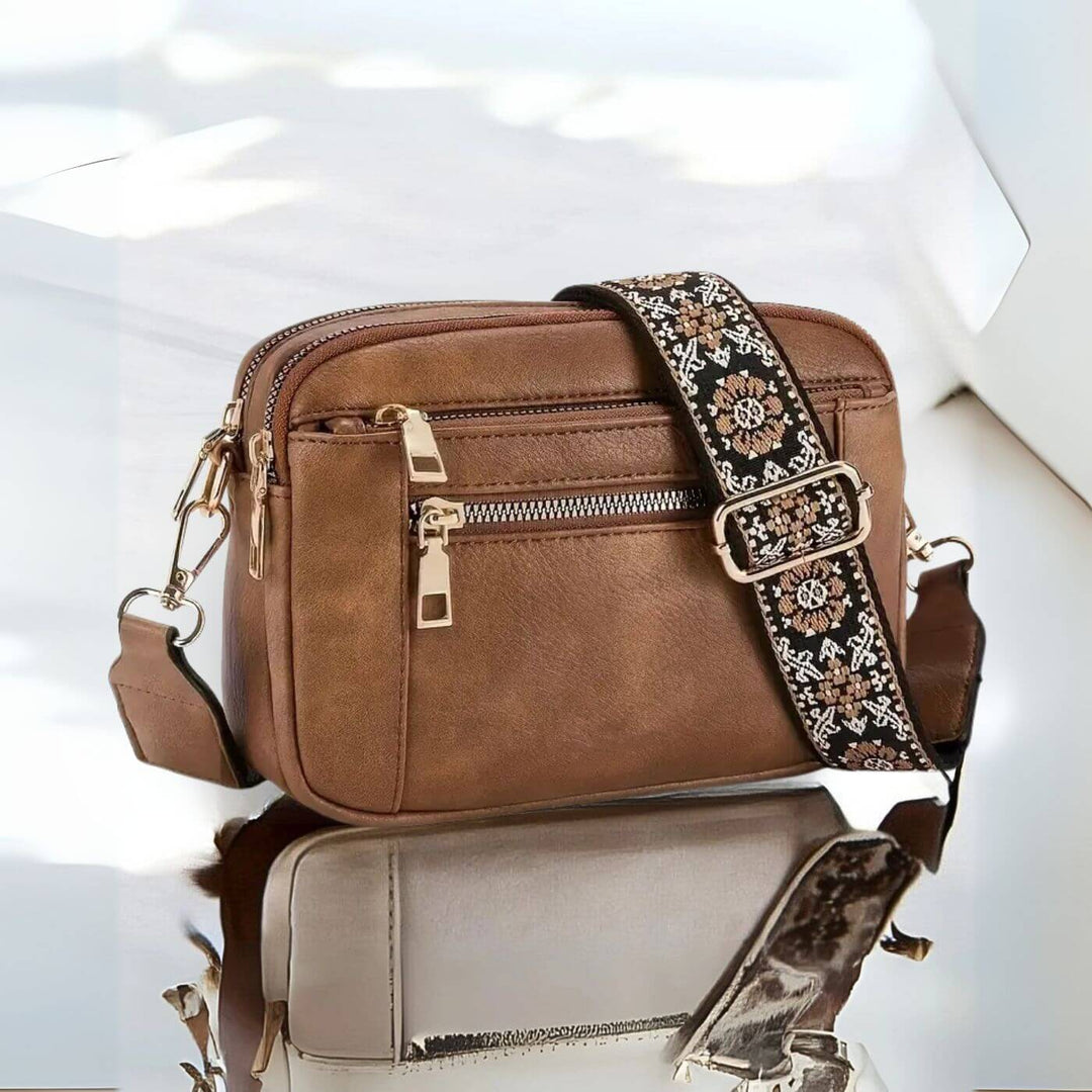 Ilona™ – Elegante Umhängetasche Mit Vielen Fächern