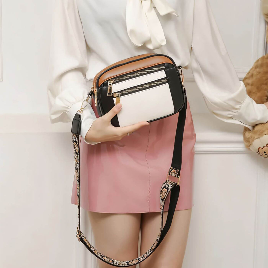 Ilona™ – Elegante Umhängetasche Mit Vielen Fächern