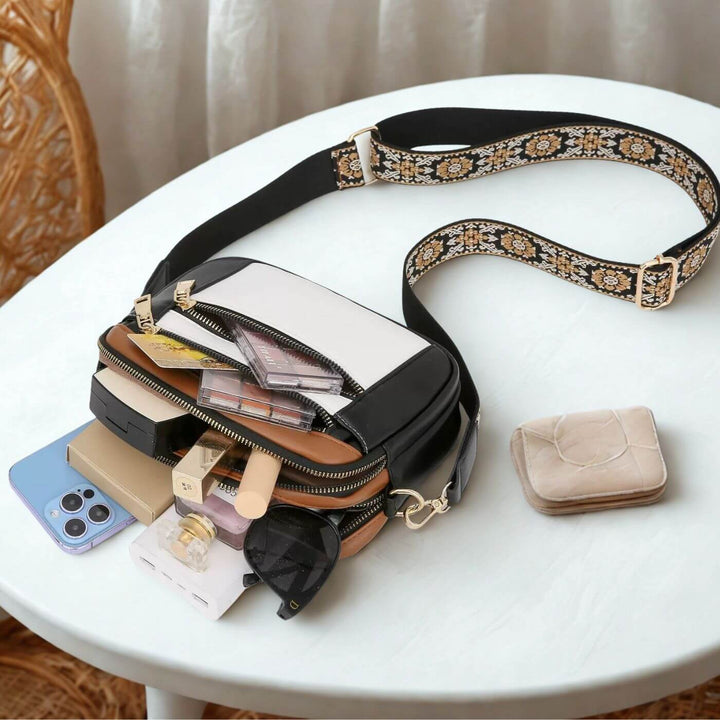 Ilona™ – Elegante Umhängetasche Mit Vielen Fächern