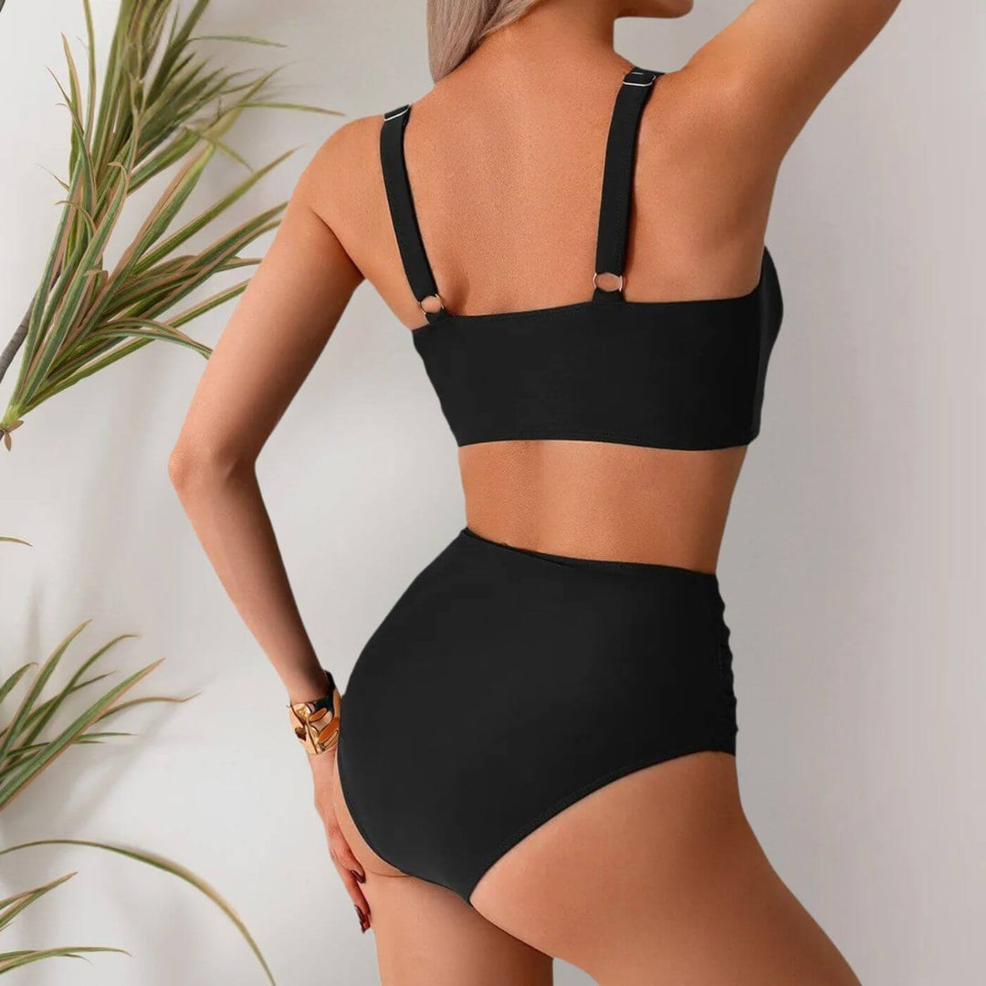 Jasmin™ – High-Waist 2-Teiler Bandeau-Bikini für den Sommer