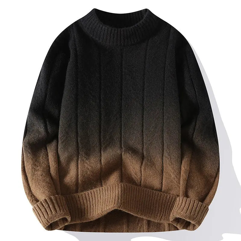 Herren Strickpullover in Farbverlauf