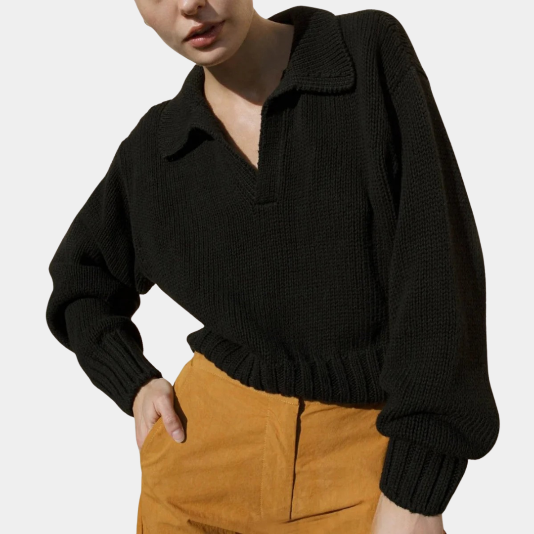 Kathrin | Lässiger Pullover aus Baumwoll Mix