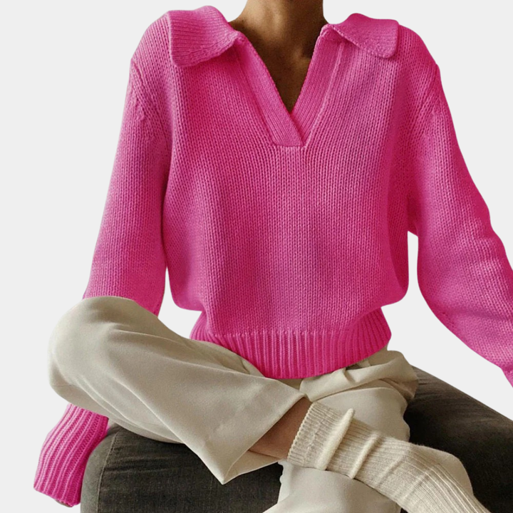 Kathrin | Lässiger Pullover aus Baumwoll Mix