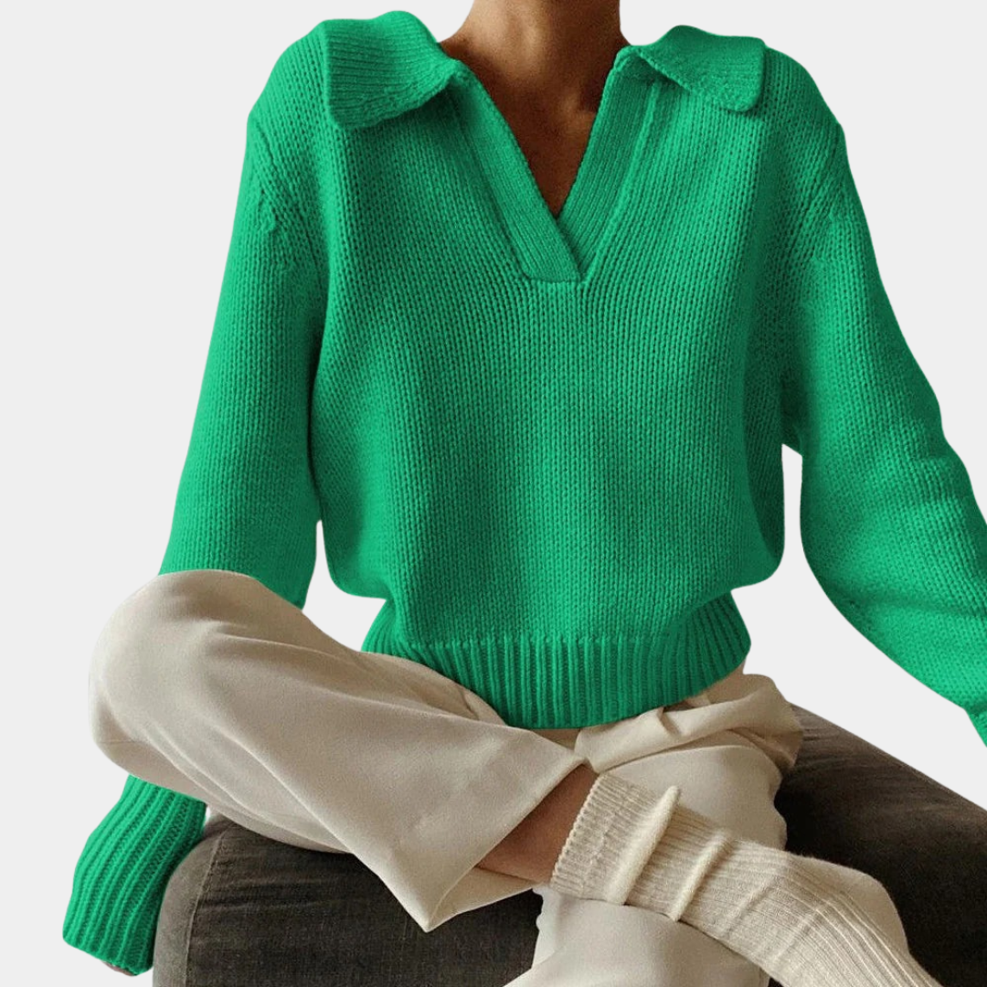 Kathrin | Lässiger Pullover aus Baumwoll Mix