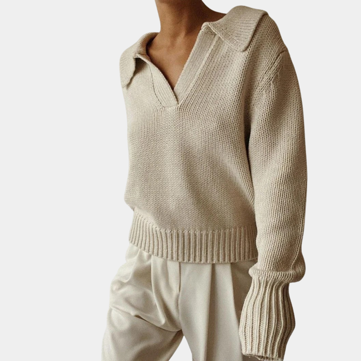 Kathrin | Lässiger Pullover aus Baumwoll Mix