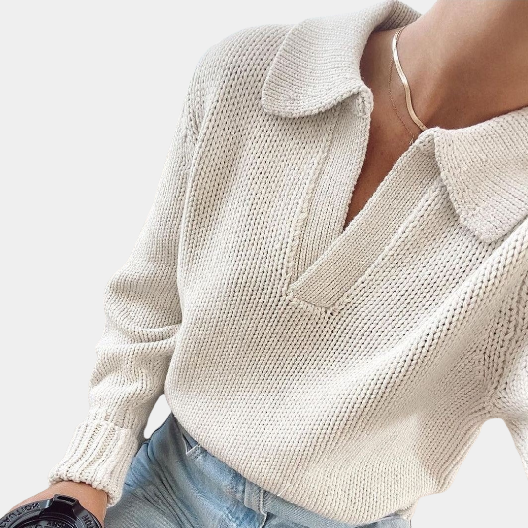 Kathrin | Lässiger Pullover aus Baumwoll Mix