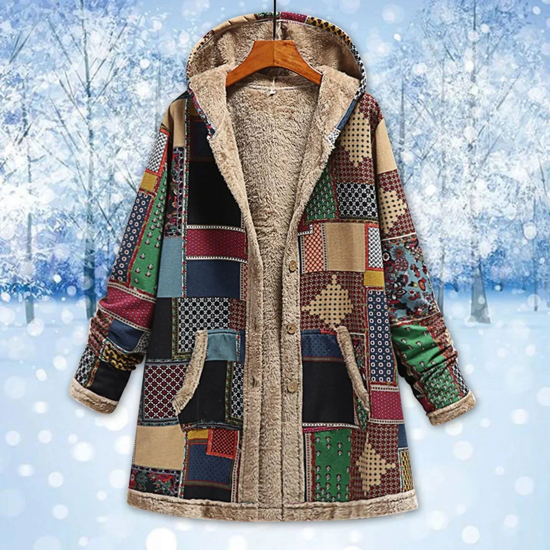 Kathrin | Stylische Fleecejacke mit Kapuze