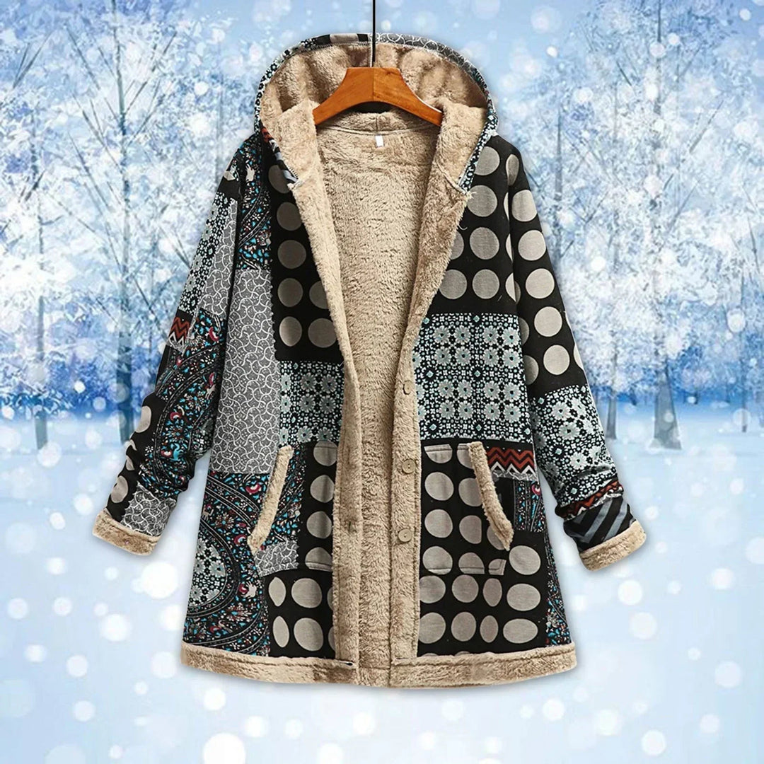 Kathrin | Stylische Fleecejacke mit Kapuze
