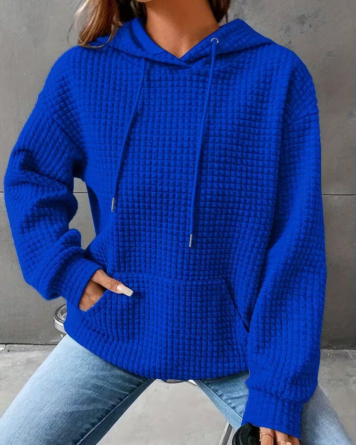 Kerstin™ – Locker geschnittener Struktur-Hoodie