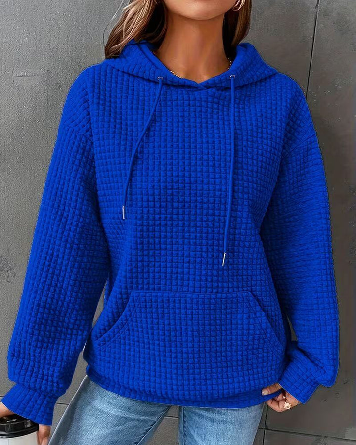 Kerstin™ – Locker geschnittener Struktur-Hoodie