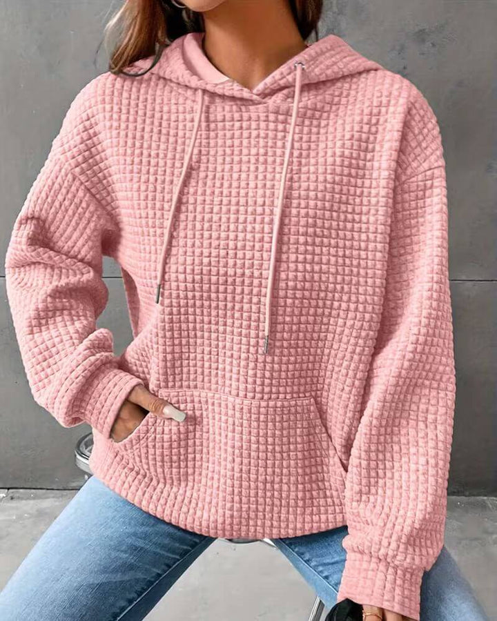 Kerstin™ – Locker geschnittener Struktur-Hoodie