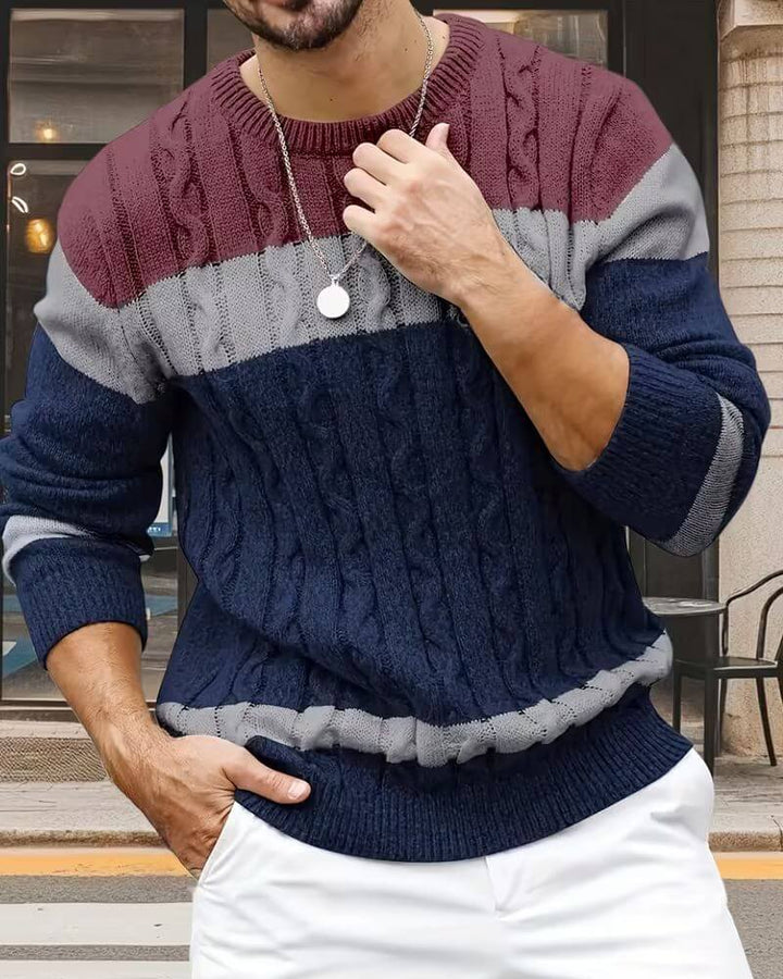 Kevin™ – Bequemer Rundhals Strickpullover