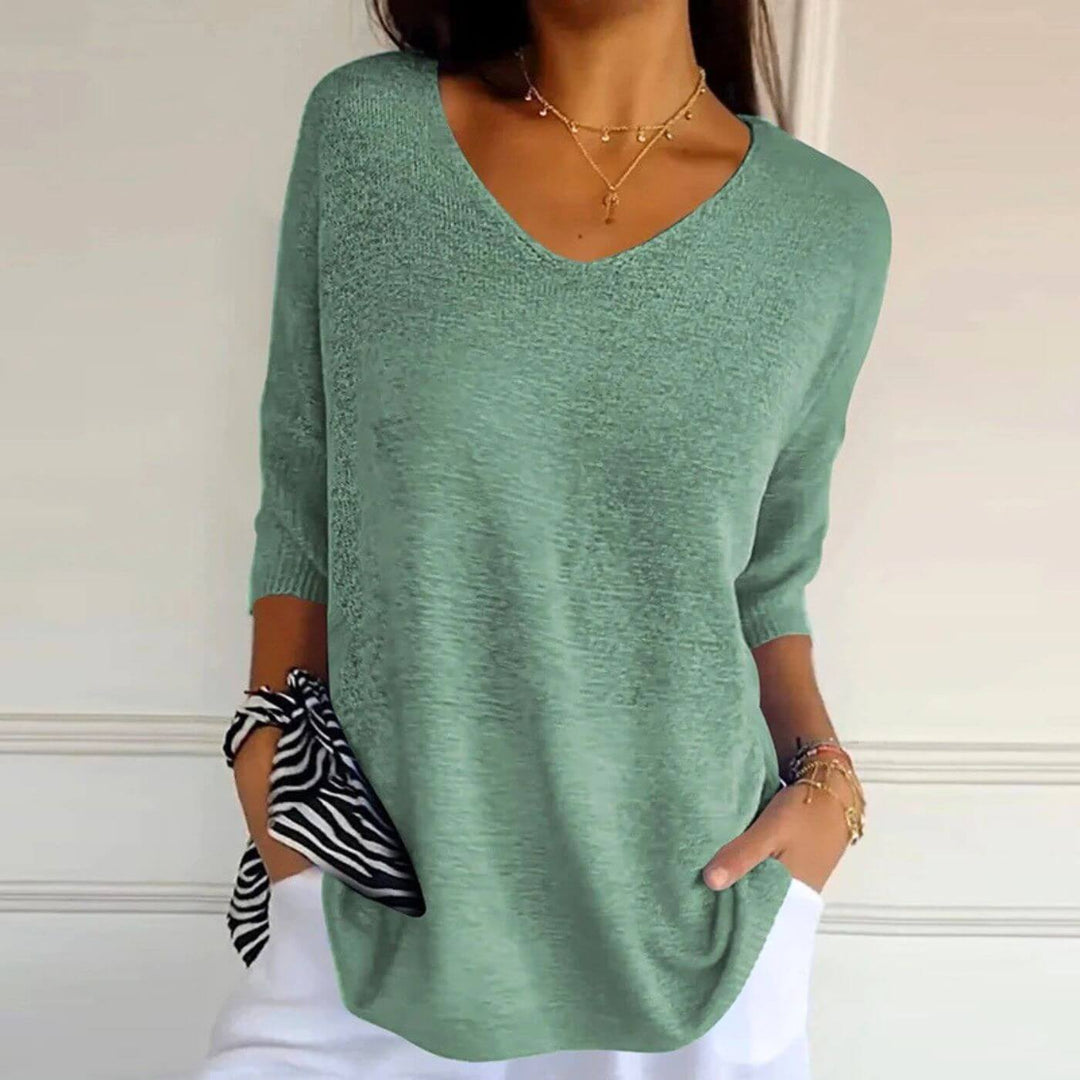 Kira™ – Stilvolles Weiches Strickshirt