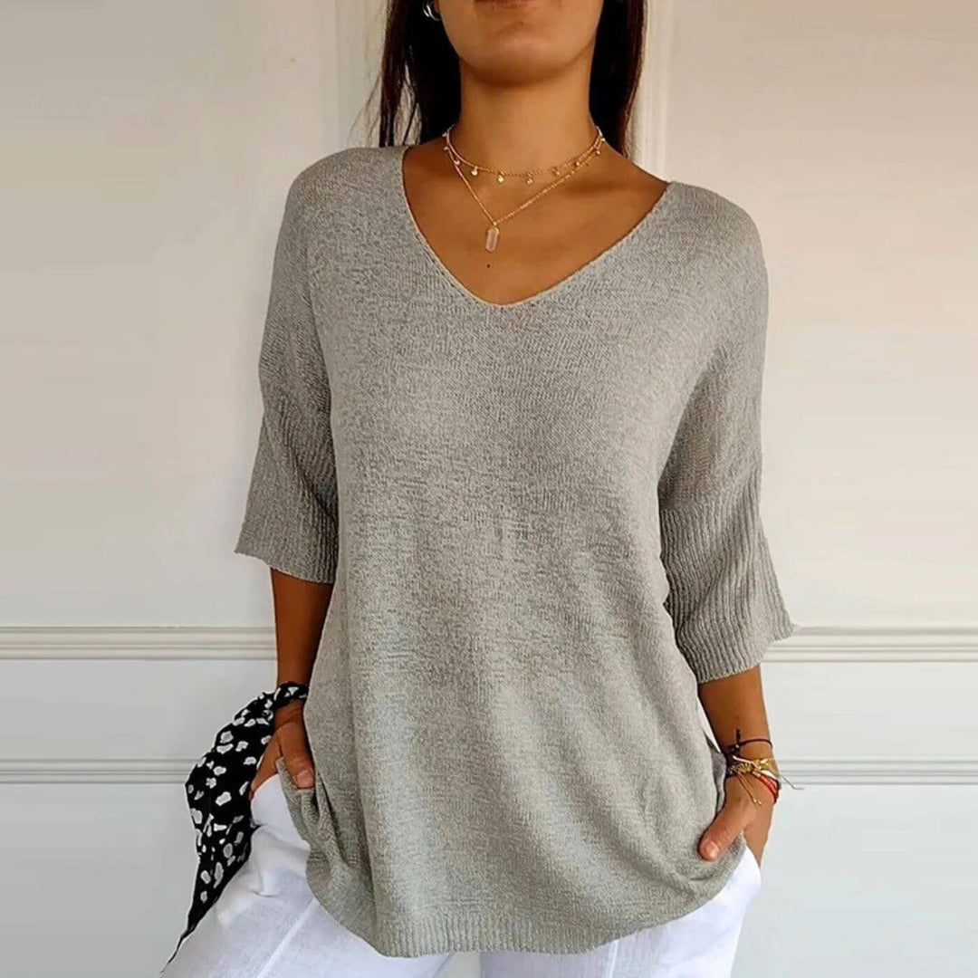 Kira™ – Stilvolles Weiches Strickshirt