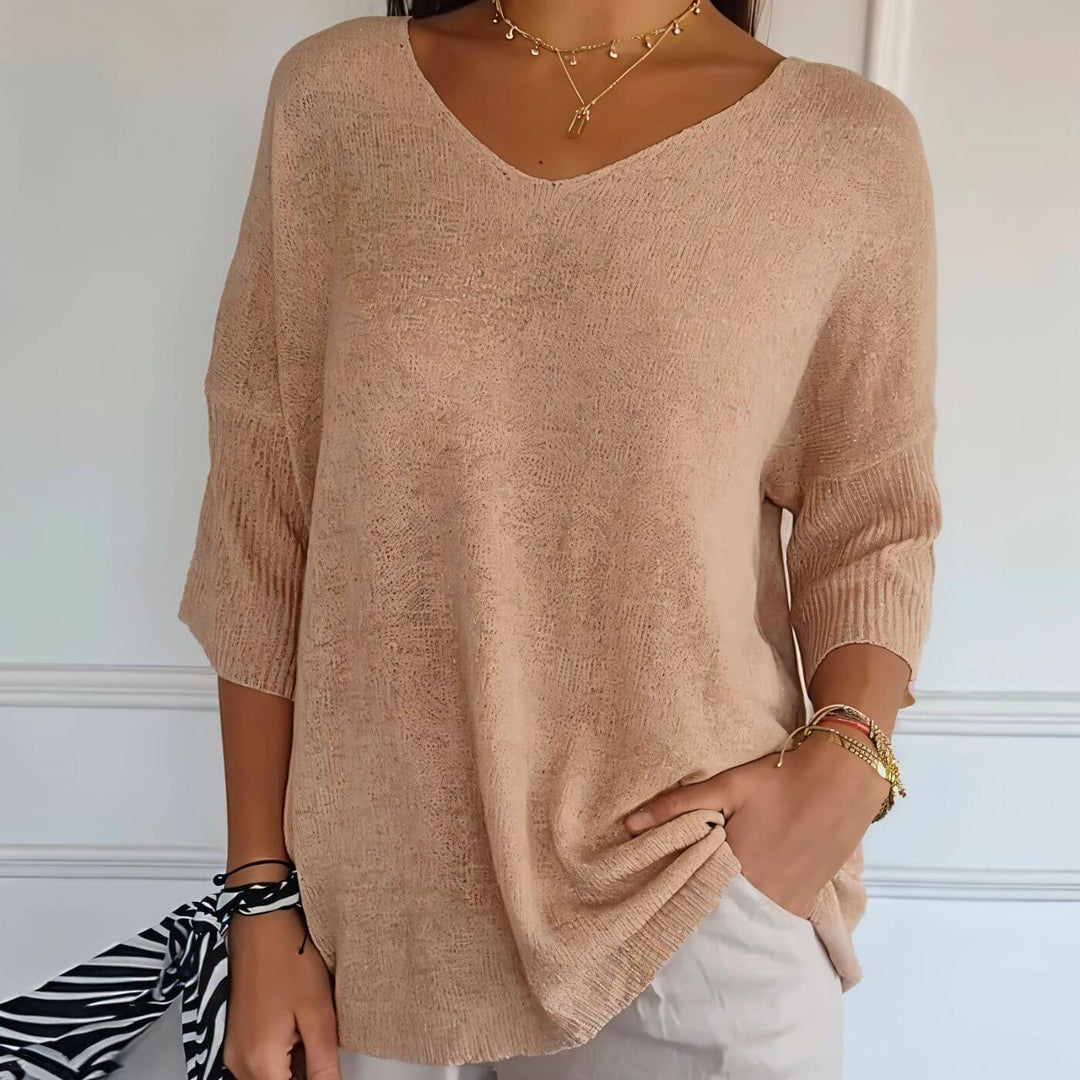 Kira™ – Stilvolles Weiches Strickshirt