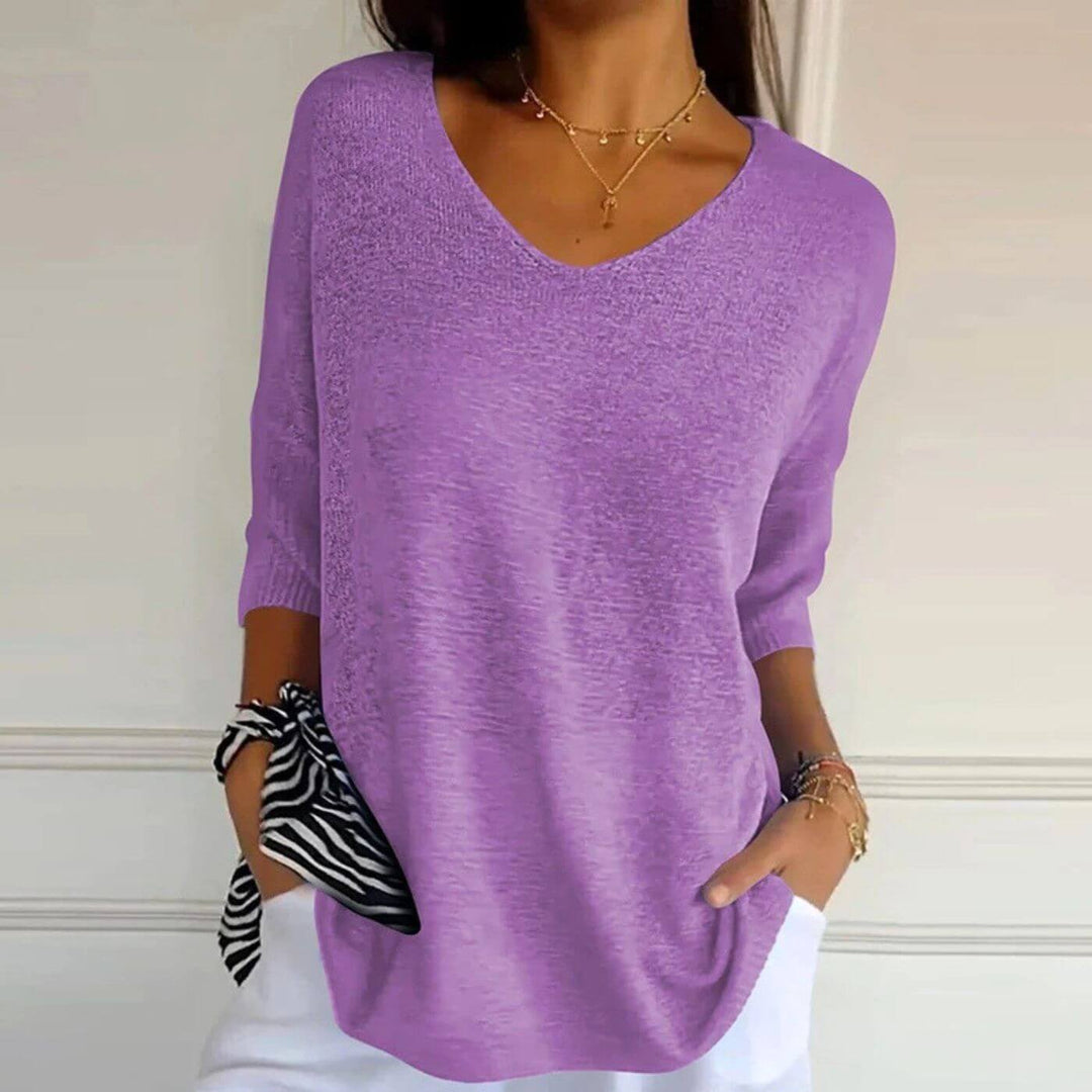 Kira™ – Stilvolles Weiches Strickshirt