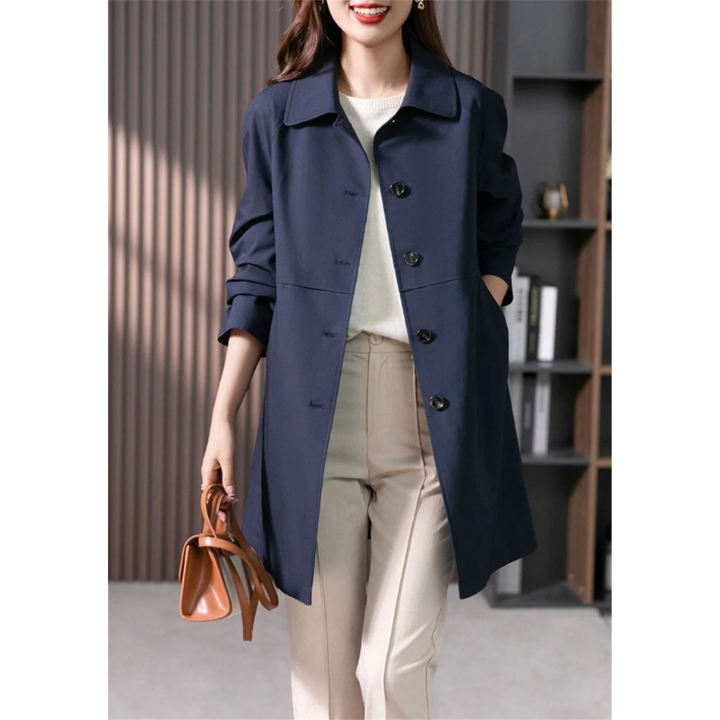 Vanessa | Klassischer Wasserdichter Trenchcoat