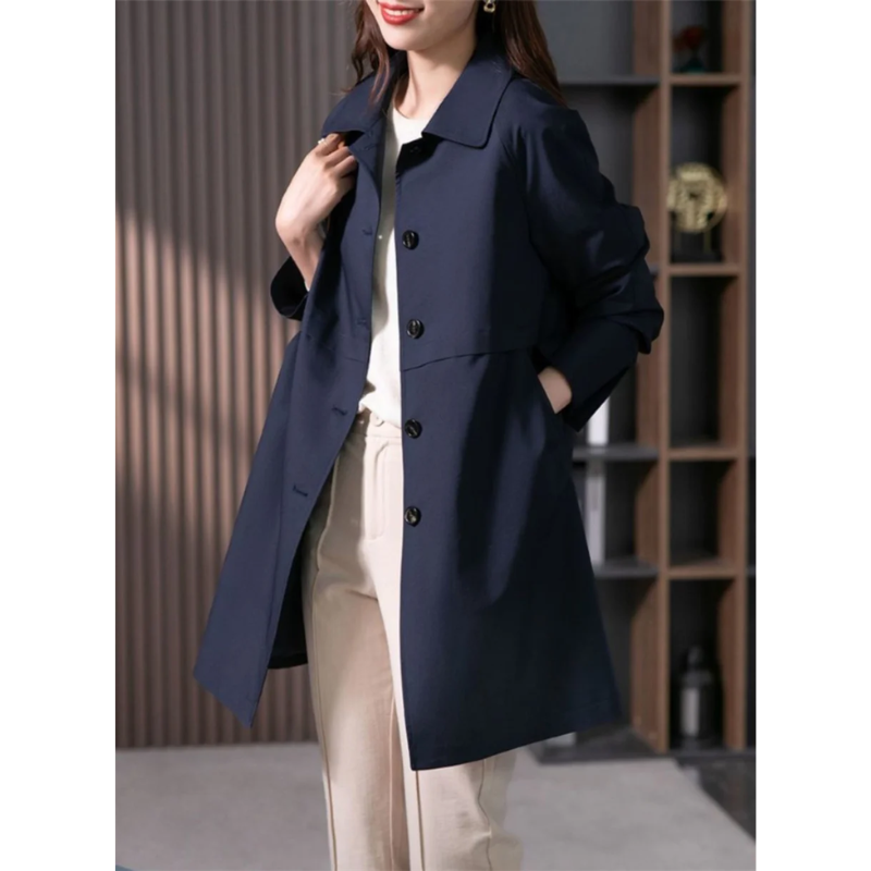 Vanessa | Klassischer Wasserdichter Trenchcoat