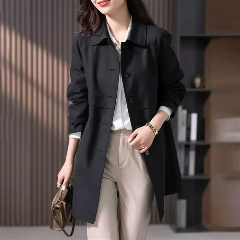 Vanessa | Klassischer Wasserdichter Trenchcoat