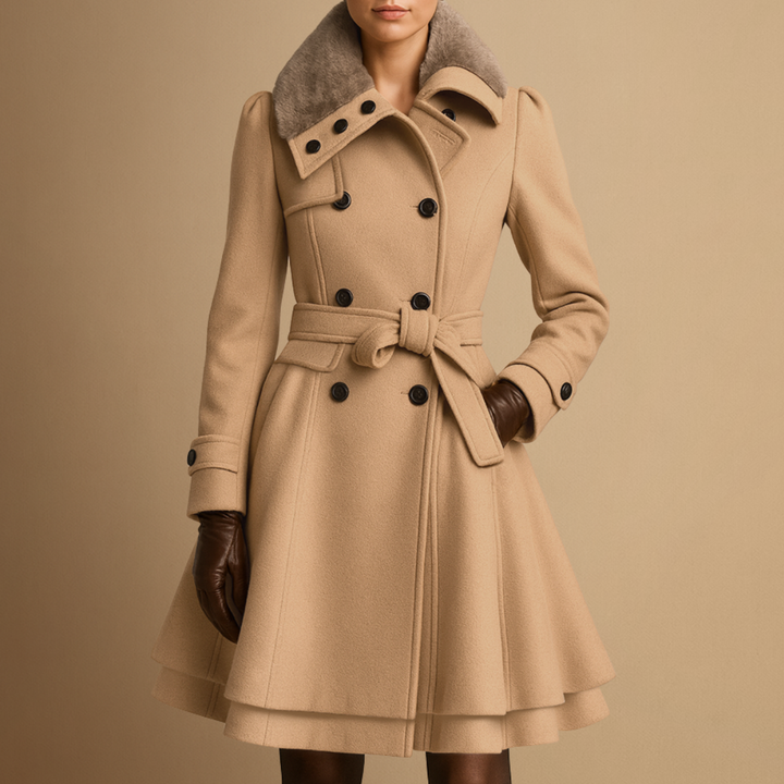 Lea | Eleganter und trendiger langer Wintermantel