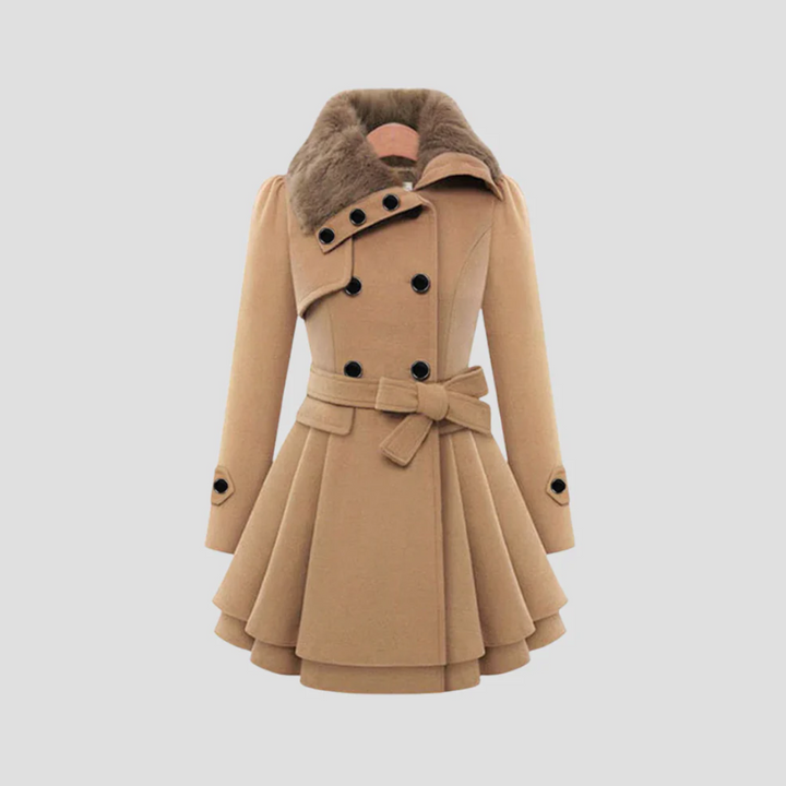 Lea | Eleganter und trendiger langer Wintermantel