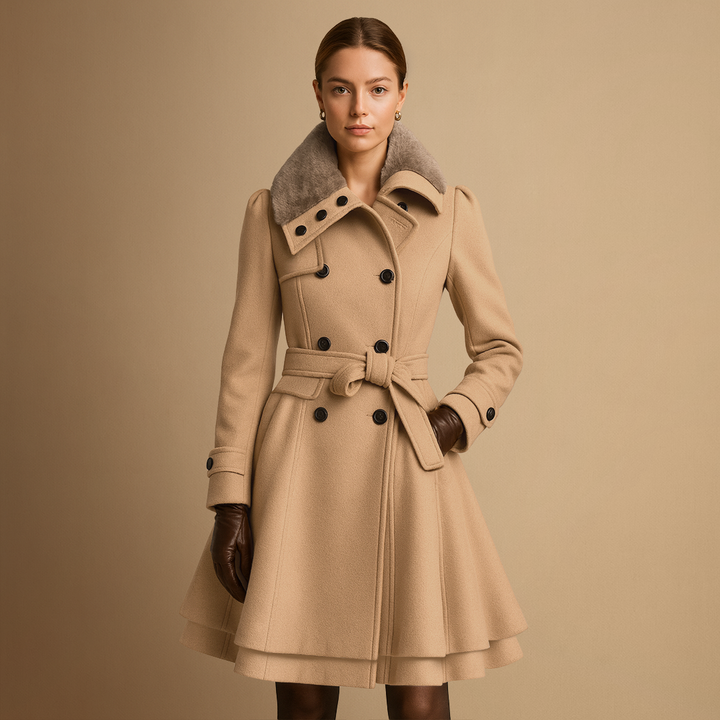Lea | Eleganter und trendiger langer Wintermantel