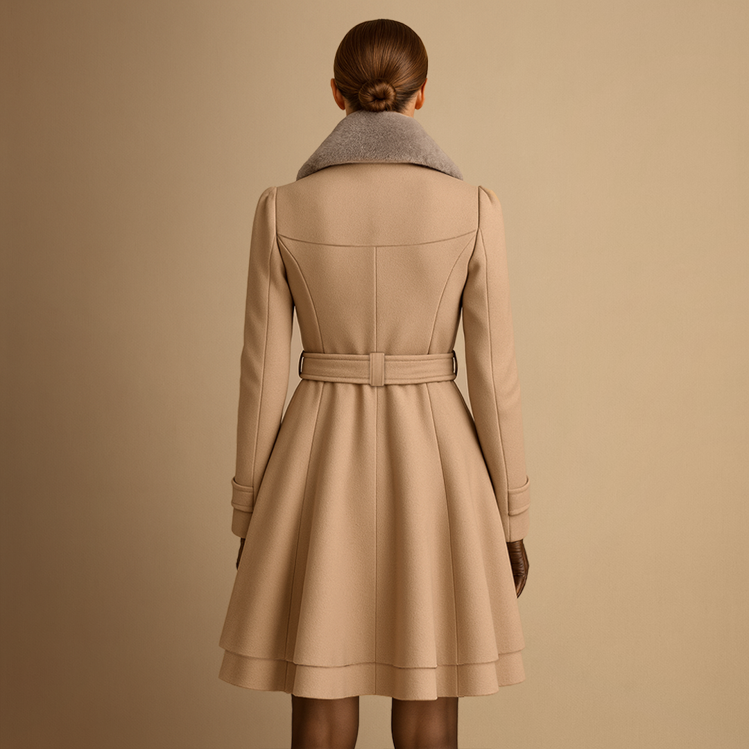 Lea | Eleganter und trendiger langer Wintermantel