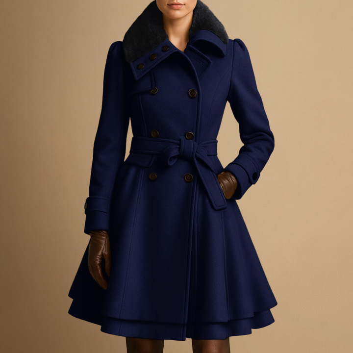 Lea | Eleganter und trendiger langer Wintermantel