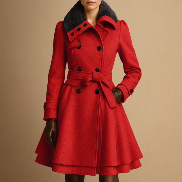 Lea | Eleganter und trendiger langer Wintermantel