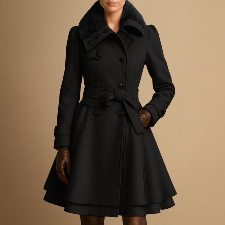 Lea | Eleganter und trendiger langer Wintermantel