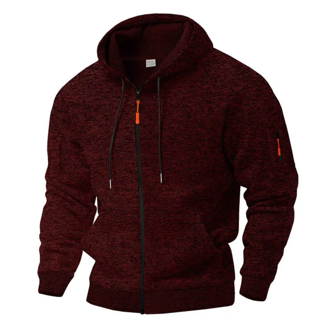 Liam™ – Gefütterte Zip-Up Jacke mit Kapuze