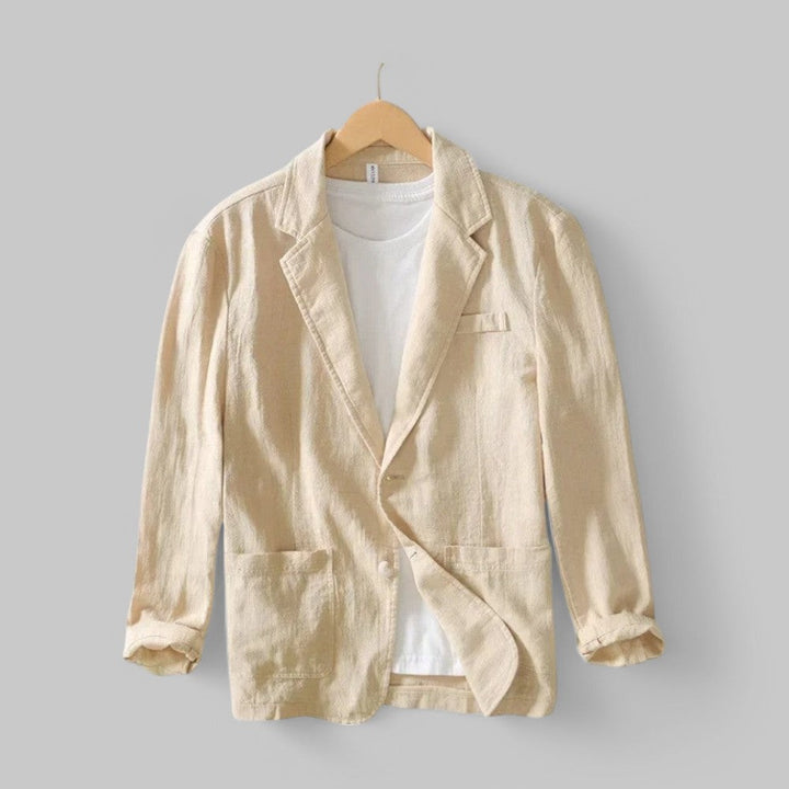 Maximilian | Leichte Strickjacke aus Leinenmischung
