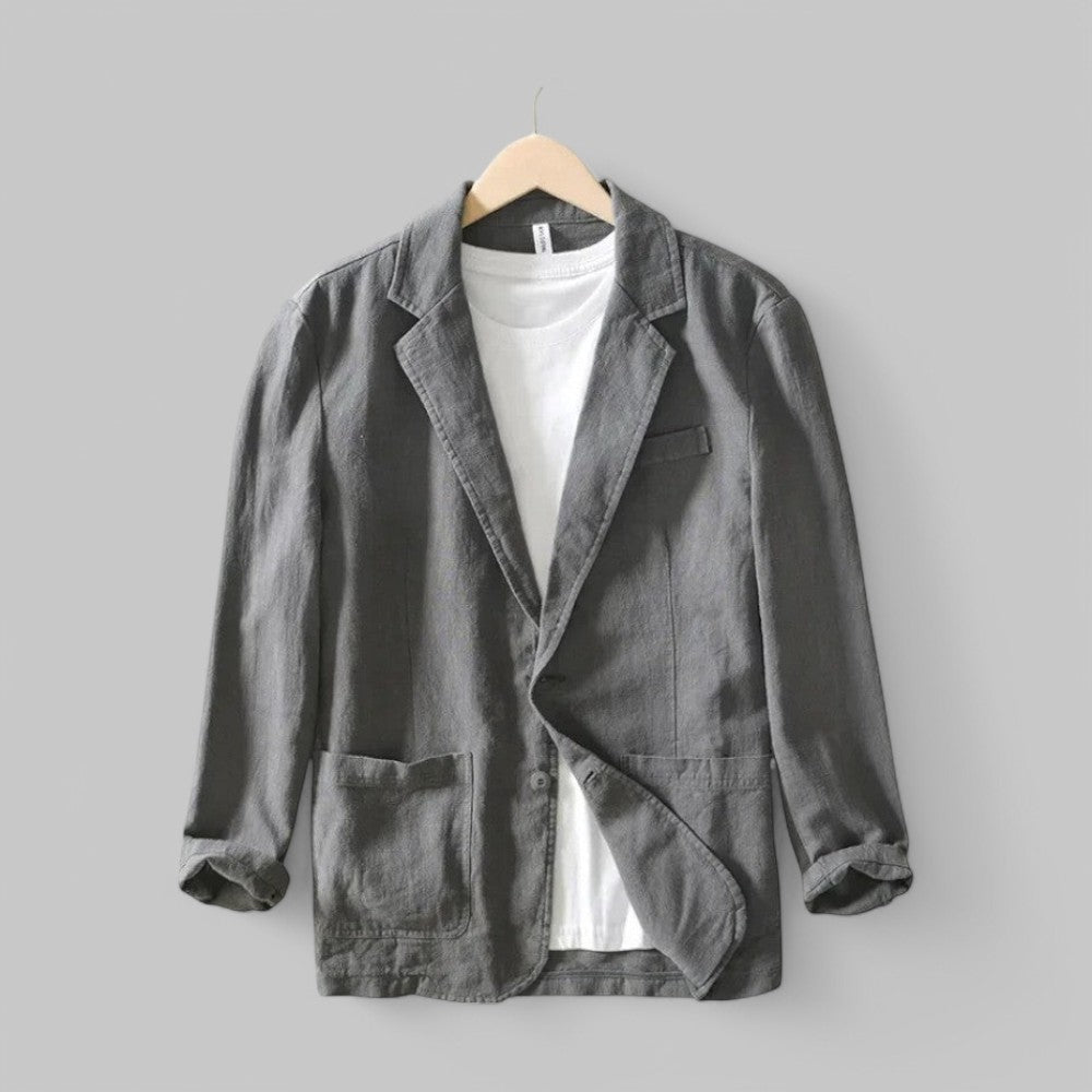 Maximilian | Leichte Strickjacke aus Leinenmischung