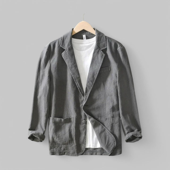 Maximilian | Leichte Strickjacke aus Leinenmischung