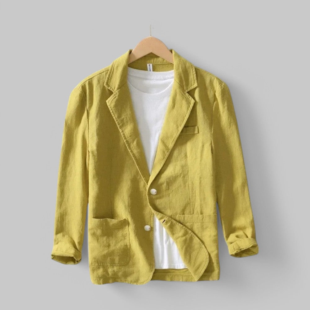 Maximilian | Leichte Strickjacke aus Leinenmischung