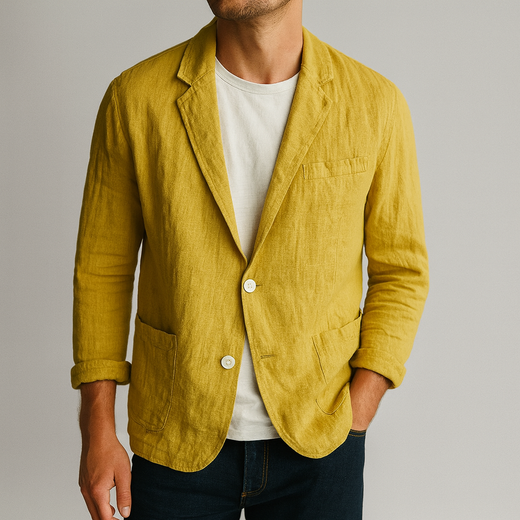 Maximilian | Leichte Strickjacke aus Leinenmischung