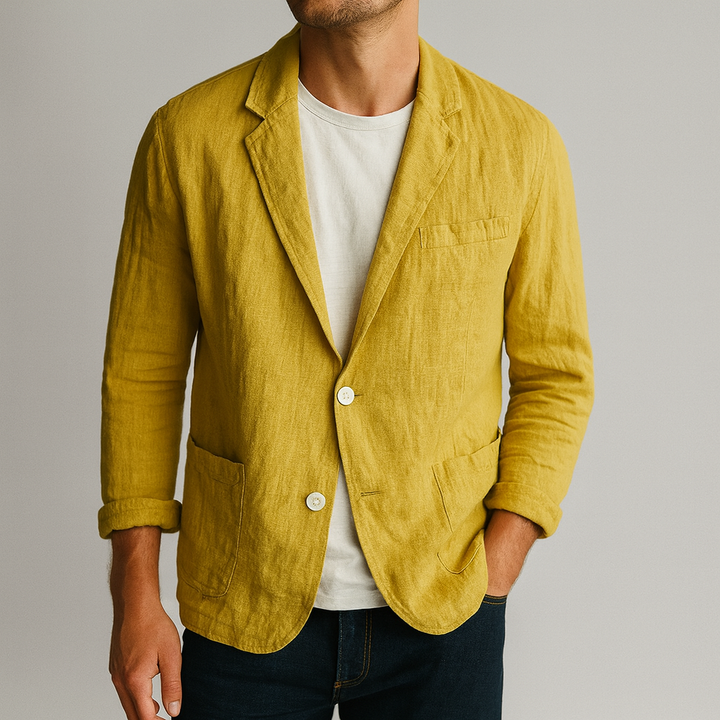 Maximilian | Leichte Strickjacke aus Leinenmischung